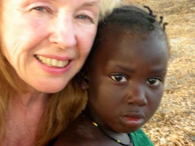 Vijali and village child Vijali and village child